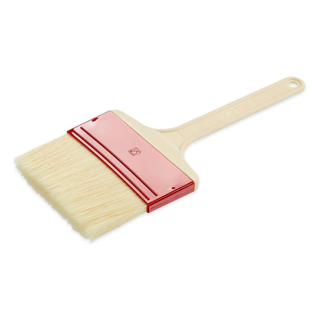 Thermohauser 8300018180 Brush with Natural bristles, Long Design, Width 10 cm, Length Approx. 5.5 cm, Handle: PA