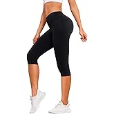 MixShe Leggings for Women Capri Yoga Pants Women's Clothing Butt Lifting Shapewear Black Small