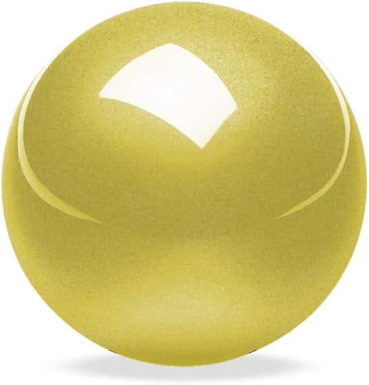 Perixx PERIPRO-303 Small Trackball, 1.34 Inches Replacement ball for Perimice and M570, Glossy Yellow, Bright Yellow, 34 mm