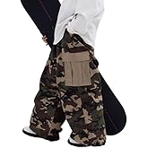 SNOWVERB Womens Mens Super Baggy 15K Waterproof Ski Snowboard Pants Mountain Freestyle Insulated Windproof Snow Pants