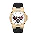 Michael Kors Access, Men’s Smartwatch, Dylan Gold-Tone Stainless Steel with Black Silicone, MKT5009