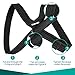 CAMP BEN Slim Posture Corrector for Women and Men (Large Black) | Kyphosis Hunchback | Shoulder and Back Support Brace | Clavicle Collarbone Support | Pain Relief from Slouching