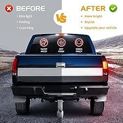 Bomusou LED Tail Light Assembly + 3rd Brake Light