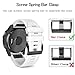 ANCOOL Compatible with Fenix 6 Pro Bands Soft Silicone Easy Fit 22mm Watch Bands Replacement for Fenix 6/ Fenix 6 Pro/Fenix 5 Plus/Fenix 5 / Forerunner 935/ Forerunner 945 Smartwatches, White