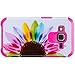 Galaxy Wireless Compatible for Samsung Galaxy Core Prime Case [Shock Absorption] Hybrid Dual Layer Armor Defender Protective Case Cover for Galaxy Core Prime Case, Pink Sunflower