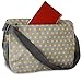 J World New York Terry Messenger Bag, Candy Buttons, One Size