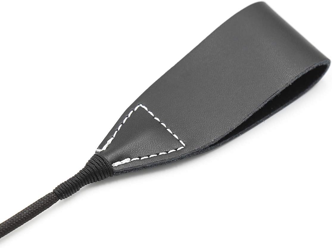 18" Real Riding Crop Cross Handle with Genuine Leather Bull Whip Top | Premium Quality Crops | Equestrianism Horse Crop: Sports & Outdoors