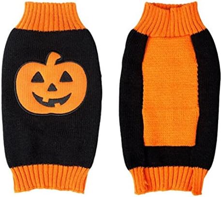 Puppy Clothes Neartime Halloween Fashion Comfortable Pet Clothes Festival Dress Sweater Knitwear (L, black)