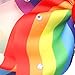 CÉLLOT Big Rhinestone Rainbow Hair Accessory Pack for Girls - 8inch Alligator Clips for Teens, Toddlers, and Kids
