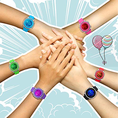 5 Function+Waterproof+Stopwatch+Digital+Wristwatch