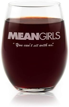 Films Sur Verre Mean Girls Movie Logo Avec Citation Que Vous Ne Pouvez Pas S Asseoir Avec Nous Grave En Verre De Vin Amazon Fr Cuisine Maison