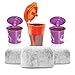2 Reusable KCups, 1 Reusable Carafe KCup and 3 Replacement Charcoal Water Filters By Housewares Solutions for Keurig 2.0 Brewing Systems