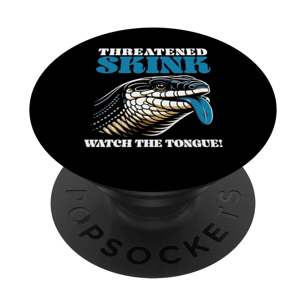 Blue Tongue Skink Lizard Lover Reptile Herpetology PopSockets Swappable PopGrip