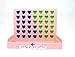 New Connect 4 in Row Game Heart Shape Family Board Game (Pink Board Color) Pocket size 5.2