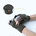 Akayboya Winter Warm Knitted Fingerless Gloves Convertible Wool Gloves with Mittens Cover for Women and Men