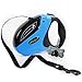 Lifewit Heavy Duty Retractable Dog Leash with 16 Feet Nylon Ribbon Extends for Small, Medium and Large Dogs up to 110lbs with FREE Waste Bag