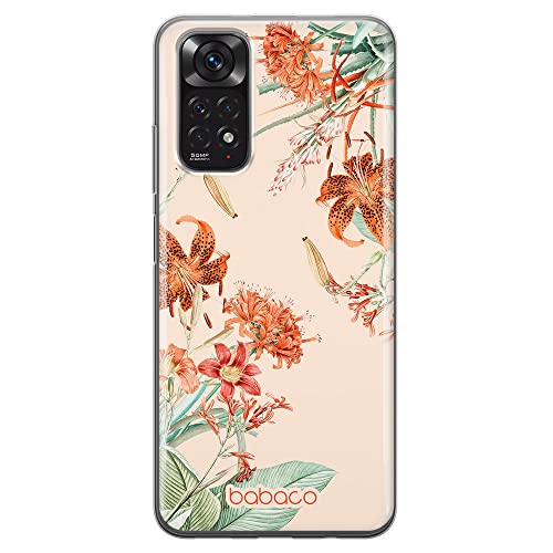 BABACO Funda para teléfono móvil de ERT Group para Xiaomi REDMI 10 Original y con Licencia Oficial diseño Flowers 057, Funda Hecha de TPU