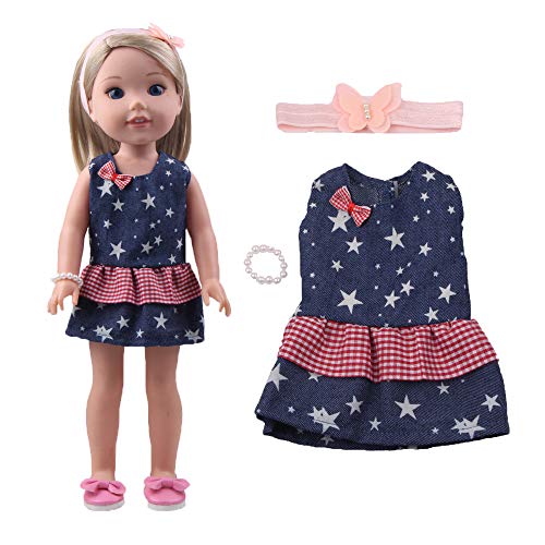 image for BBTOYS 14inch Outfit Doll Clothes - Including 3sets of Complete Doll C