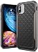 Caseology Apex for Apple iPhone Xs Case (2018) / for iPhone X Case (2017) - 3D Pattern Design - Charcoal Gray