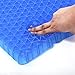 Secureguard Gel Seat Cushion - Durable, Portable Office Chair Car Seat Cushion Supports Lower Back, Tailbone, Spine, & HIPS | Promotes Circulation & Good Sitting Posture | Includes Carrying Case