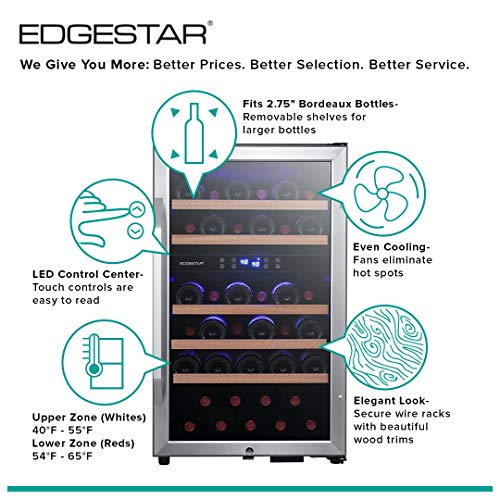 1 EdgeStar+CWF380DZ+Inch+Bottle+Cooler