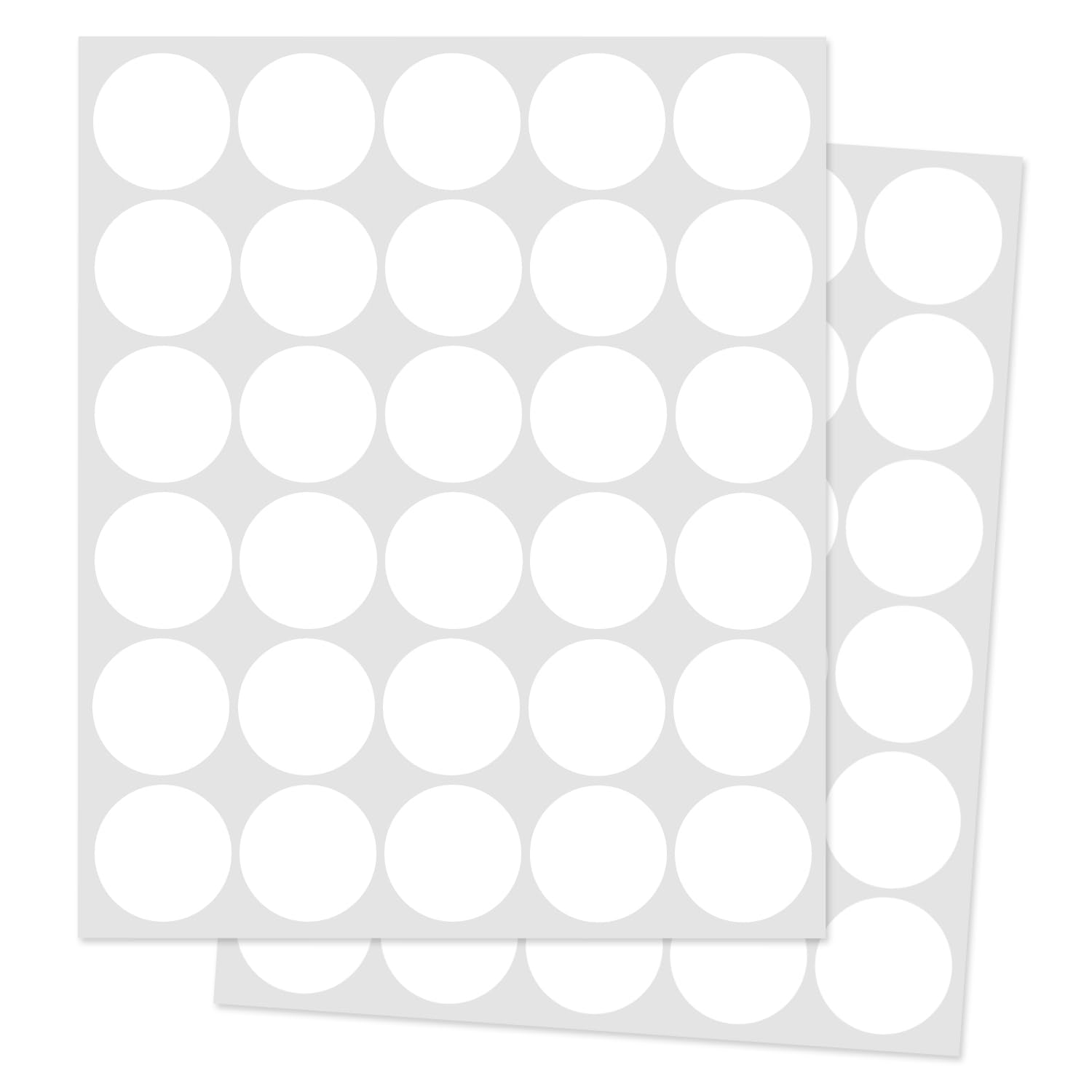 Photo 1 of Yeachlaing 1" Round Colored Dot Stickers Labels,660 Pack,White