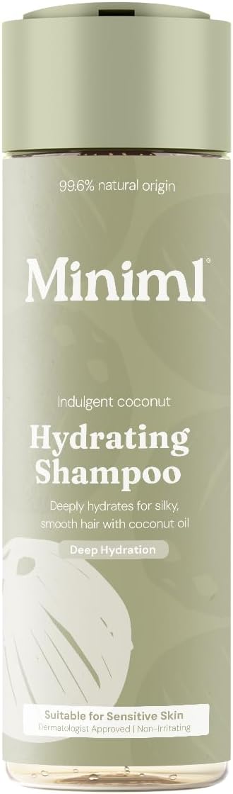 Miniml Hydrating Shampoo Indulgent Coconut 400ml 99.6% Natural Vegan