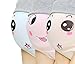 Cotton Whisper 3 Pack Pregnancy Maternity Printing Smile Adjustable (3X-Large, 002)
