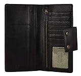 Genuine Leather RFID Blocking Long Wallet