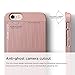 iPhone 6S Case, elago® [Outift Matrix][Rose Gold] - [Premium Hybrid Construction][Brushed Aluminum][Spark Design Award] - for iPhone 6/6S