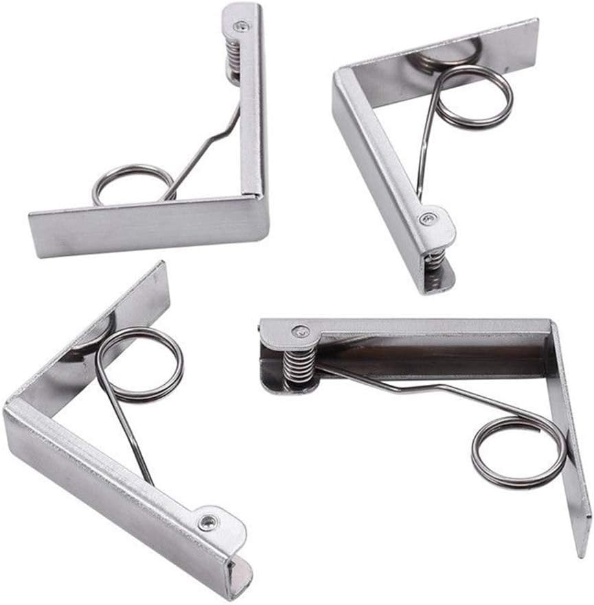Sccarlettly Table Cloth Clips 4 Packs Picnic Table Clips Made of