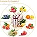 Lukasa Citrus Juicer Manual Orange Juicer Portable Stainless Steel Hand Grapefruit Squeezer Lid Rotation Squeezer for Lemons, Tangerines and Other Fruits