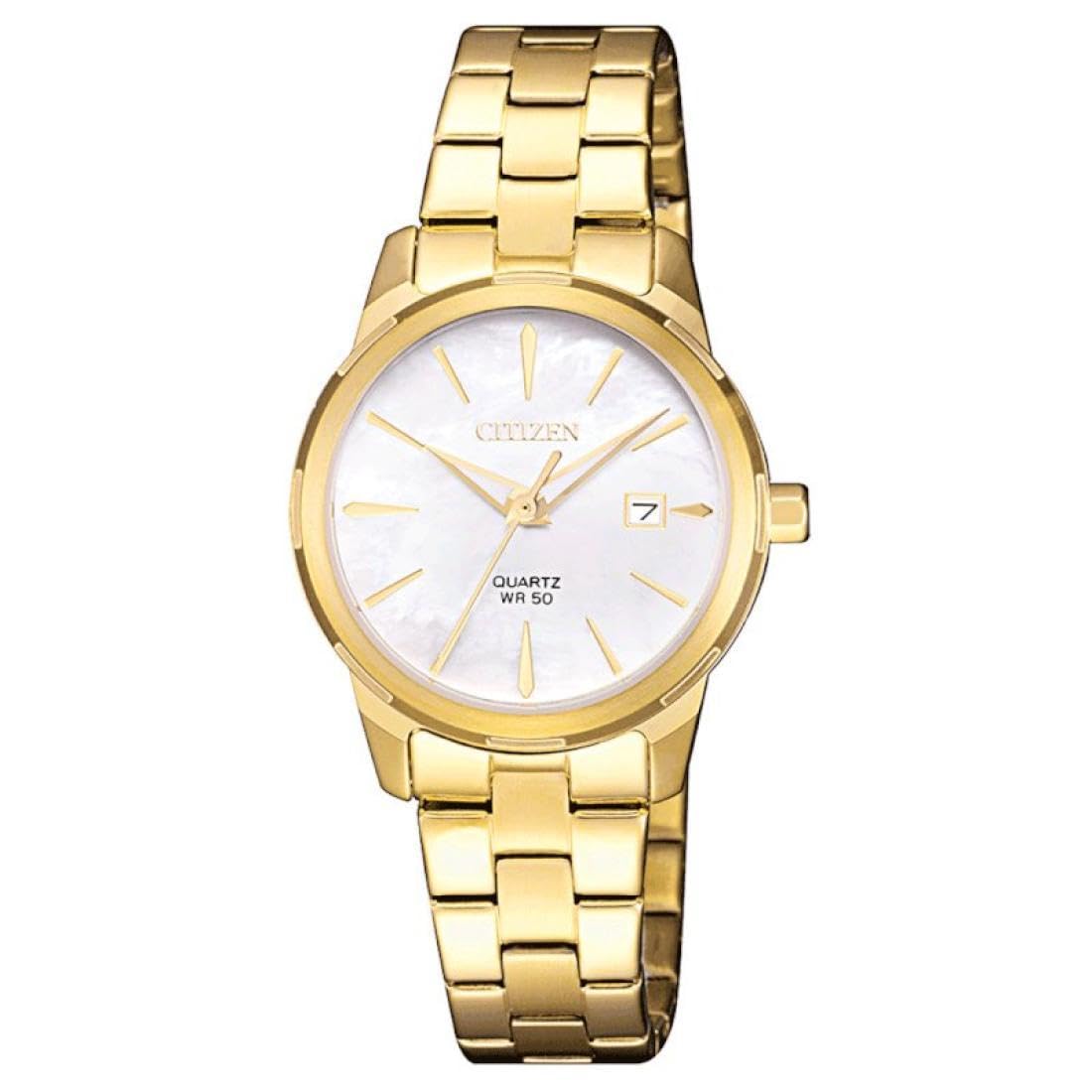 Citizen Womens Analogue Quartz Watch with Stainless Steel Strap EU6072-56D