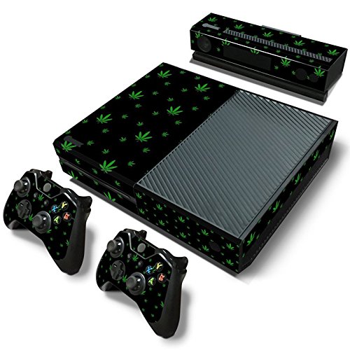 GoldenDeal Xbox One Console and 2 Controllers Skin Set - Weed Marijuana 420 - XboxOne Vinyl