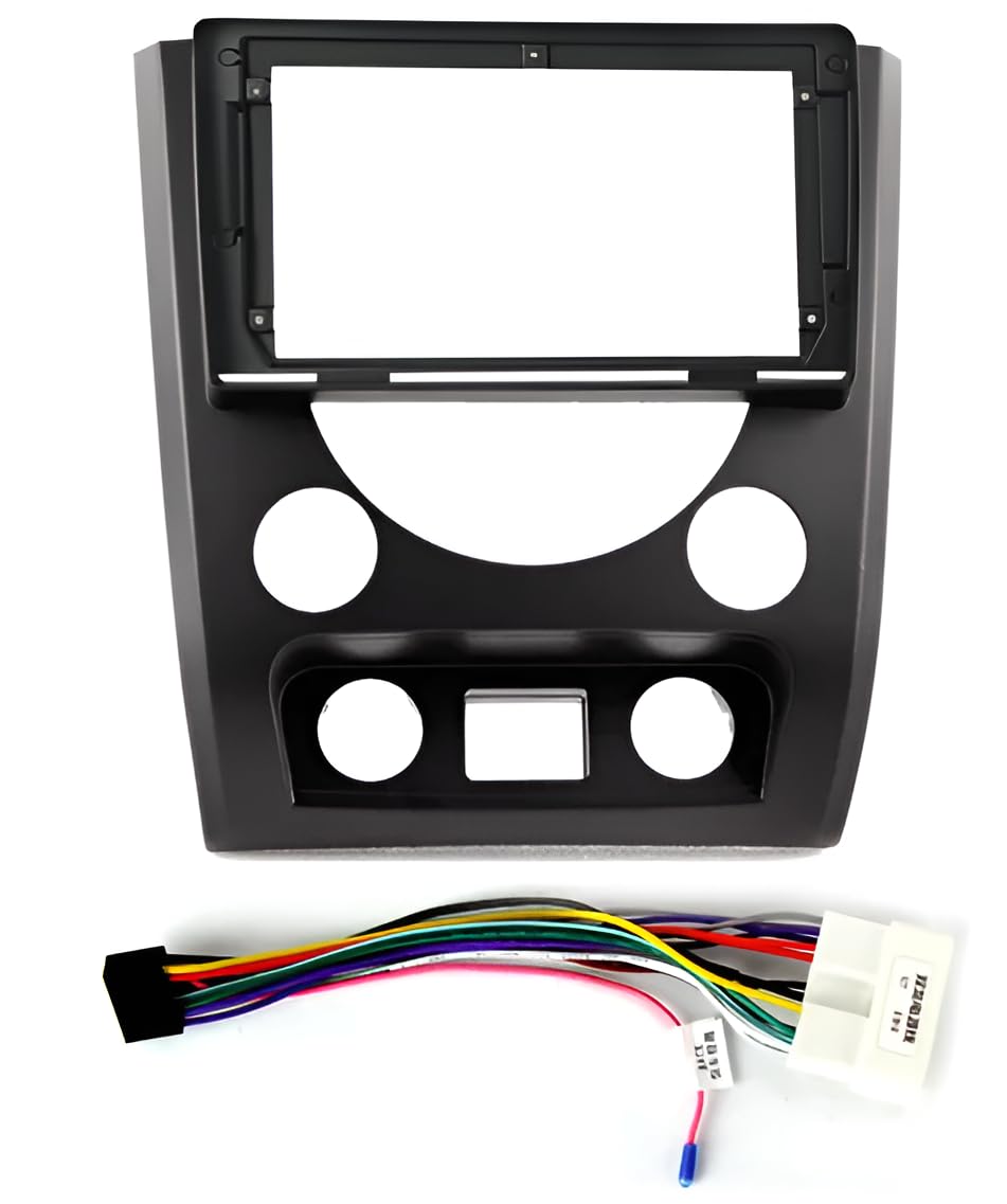 Sound-way - 9" inch Car Radio Stereo,in dash Front Panel Frame compatible with Ssang Yong Rexton 2013-2017