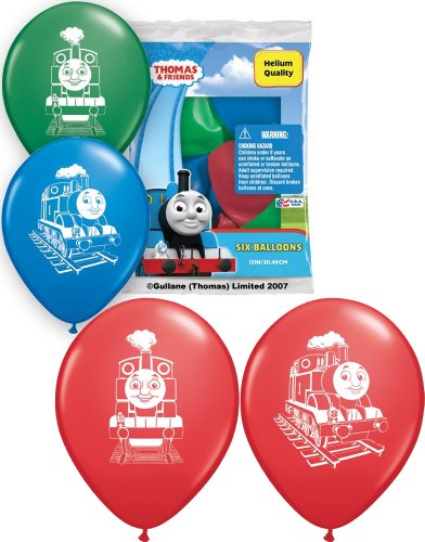 Thomas The Train 12in Balloons 6ct