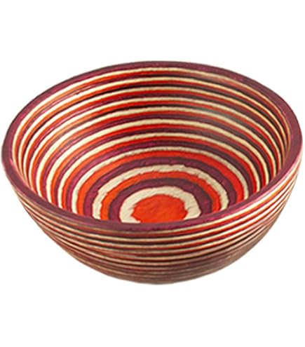 Amazon.com: Island Bamboo Red Pakkawood Square Pinch Bowl: Home