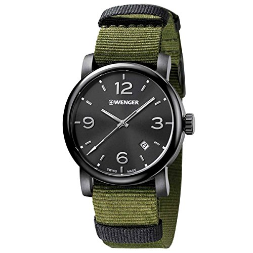 Wenger men s  urban metropolitan  swiss quartz stainles…