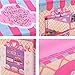 Nice2you Kid Play Tent Candy Castle with Carrying Bag for Girls Boys Playhouse for Children Indoor Outdoor (Pink)