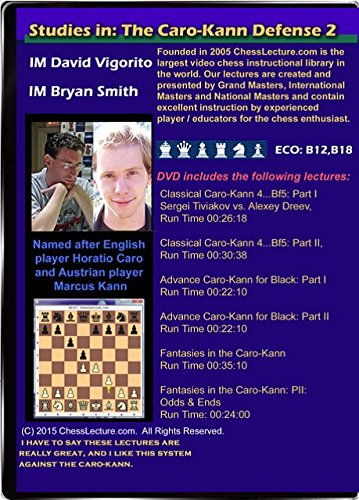 Studies in: The Caro-Kann Defense 2 - Chess Lecture - Volume 116 Chess DVD