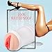 Pocket Pussy,Vibrating Male Masturbator Cup 3D Realistic Vagina Masturbation Toys for Intense Stimulation, Removable Stroker Adult Sex Toys