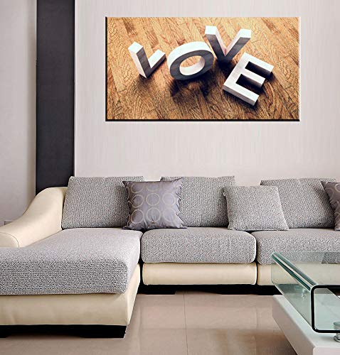 Canvas Wall Art Romantic Love Painting Print - 20\