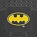 BDK Warner Bros Batman Rubber Floor Mats Car Accessories - Universal Fit, No-Slip Grip, All Weather Heavy Duty - 4 pc Trimmable Car Mats Set, Front 27x18, Rear 17.25x13.25