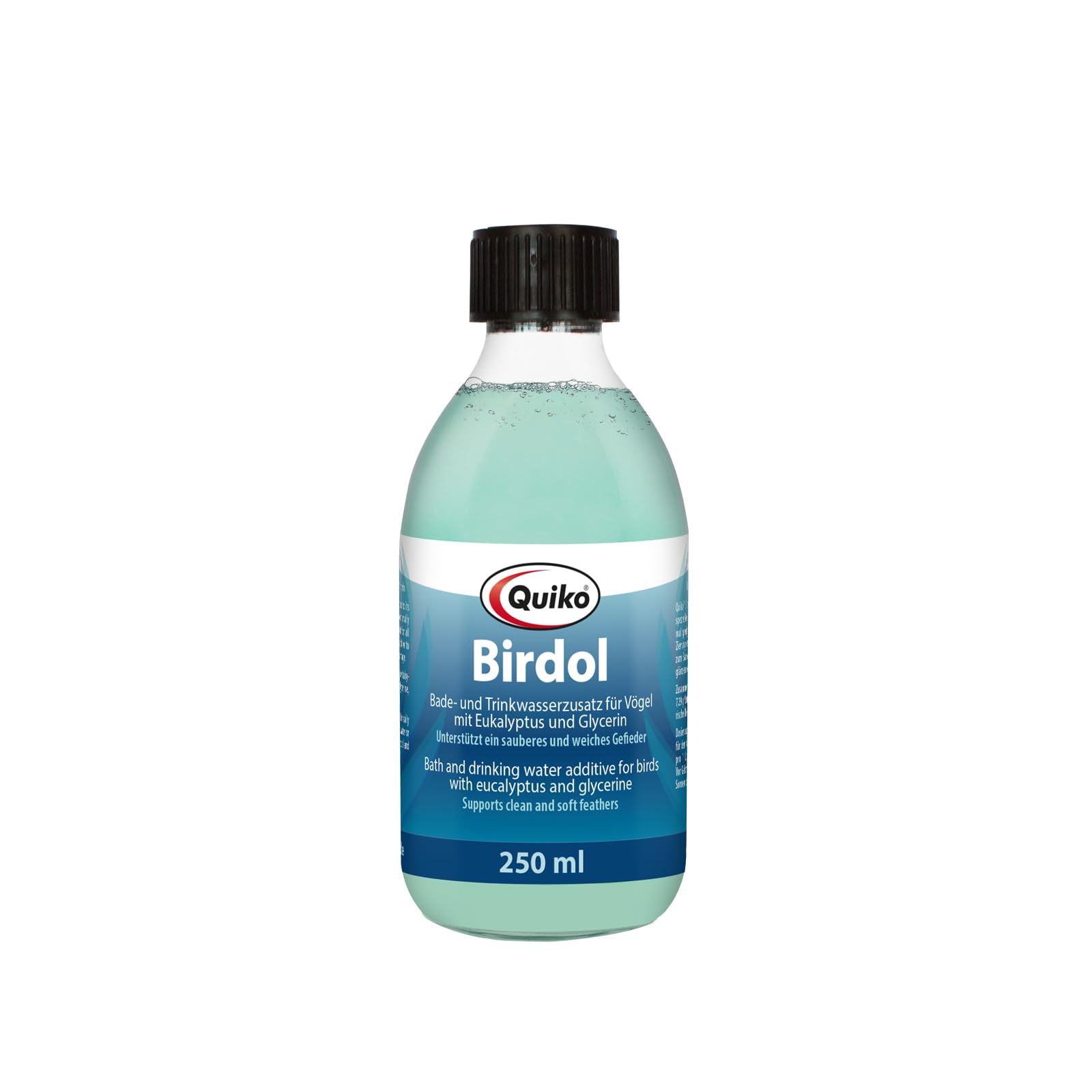 Quiko Birdol 250ml - Bath additive with eucalyptus for birds - Supports the respiratory organs