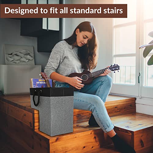 SAM AND MABEL Stair Basket for Stairs Stair Baskets for Carpeted and