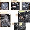 GoBuyer-Waterproof-Dog-Car-Seat-Booster-Car-Booster-Seat-for-Dogs-Free-Strap GoBuyer Waterproof Pet Dog Car Seat Booster Carrier with Seat Belt Harness and Headrest Strap for Puppy Cat
