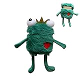 UnnFiko Fluffy Frog Airpods Pro Case, 3D Furry