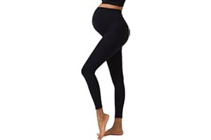 NOTHING FITS BUT Women’s Classic Seamless Maternity Leggings, Belly Support Pants, Everyday Maternity Pants, wear