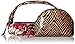 Vera Bradley Women's Cotton Clear Cosmetic Makeup Bag Duo, Rosewood, One Size