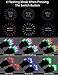 Aubllo Led Gloves Light Up Rave Glow Gloves 3 Colors 6 Modes Flashing Halloween Costume Birthday EDM Party Christ-mas Light Up Toys For Kids Size 7'' Age for 4 5 6 7 8 9 10 Boys Girls